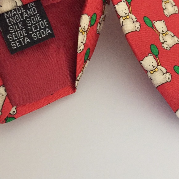 Christmas teddy bear tie ~ new with tags, Mens Christmas Tie, Mens Accessory - Picture 6 of 6